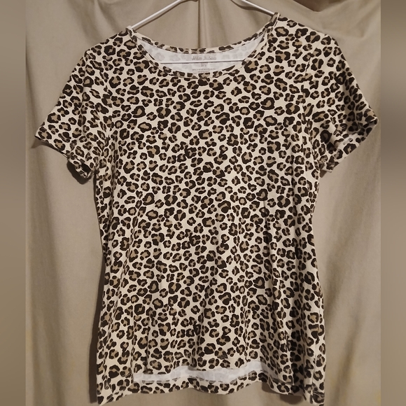 White Stag Tops - Leopard Print Top